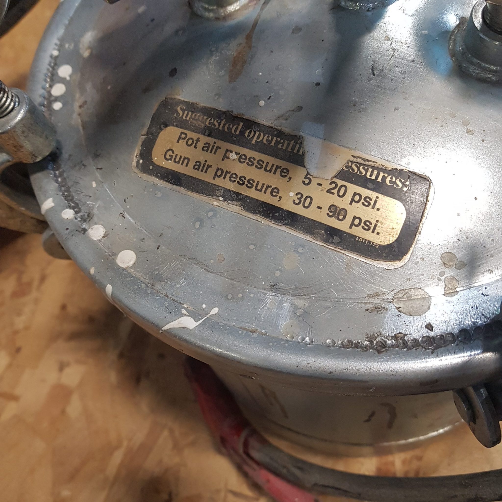 Used Lemmer 2.25 Gallon Paint Pressure Pots Coast Machinery Group