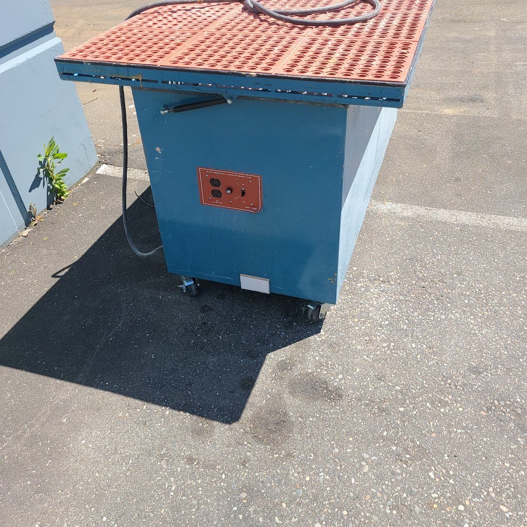 Used Belfab Downdraft Table Coast Machinery Group