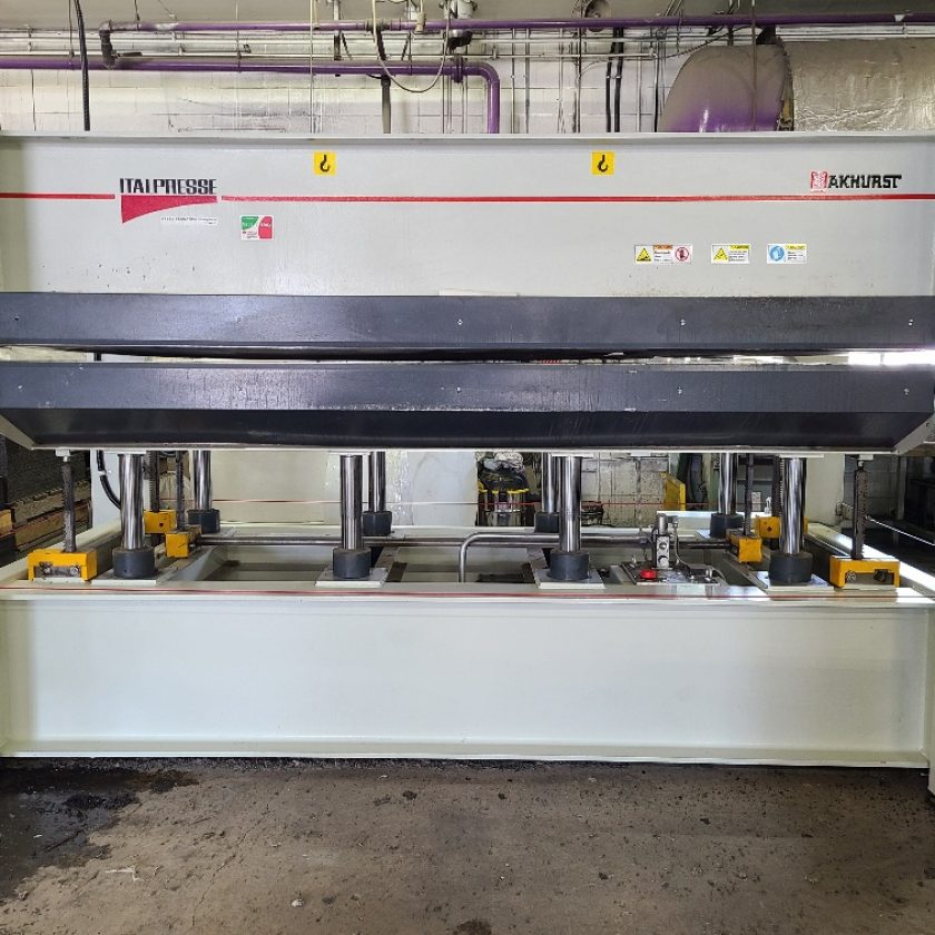 Used Italpresse Hydraulic Hot Press for sale from Coast Machinery Group.