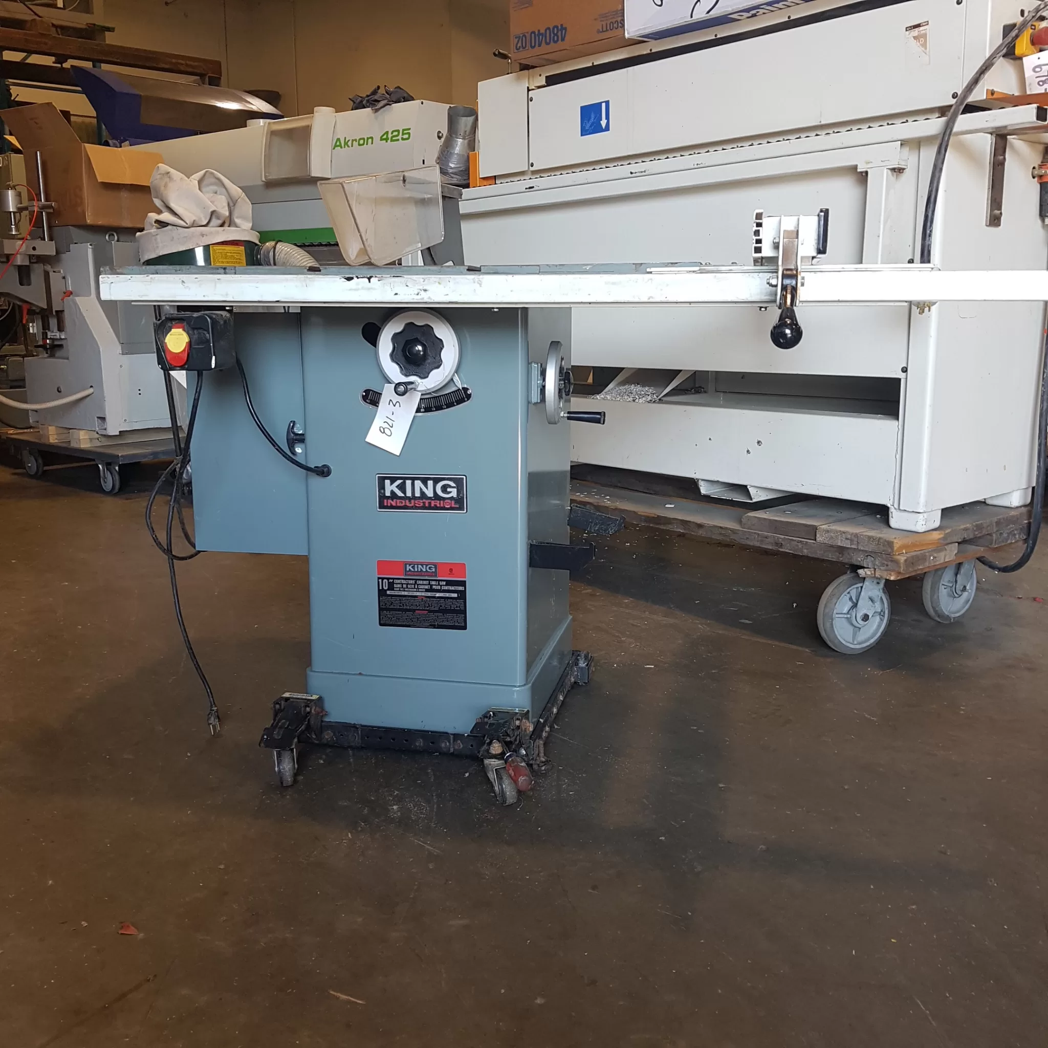 Used King Table Saw Coast Machinery Group