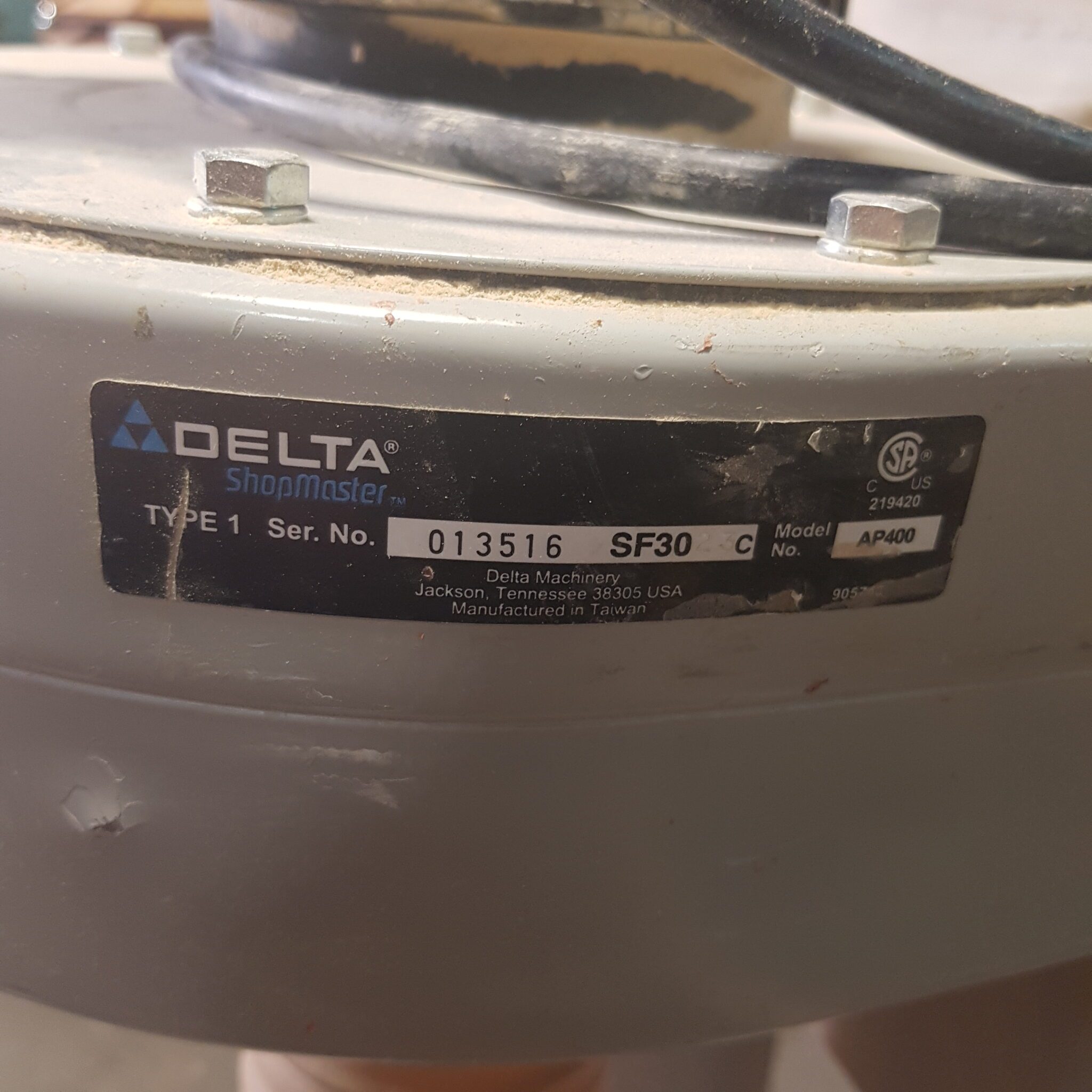Used Delta Shopmaster Dust Collector Coast Machinery Group