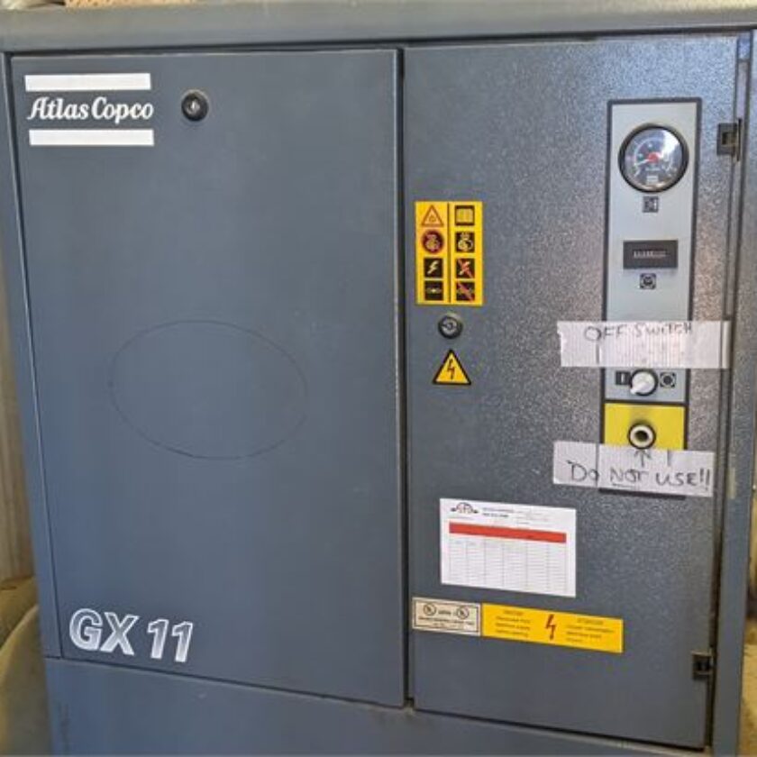 Used Atlas Copco GX 11 Screw Compressor – Coast Machinery Group