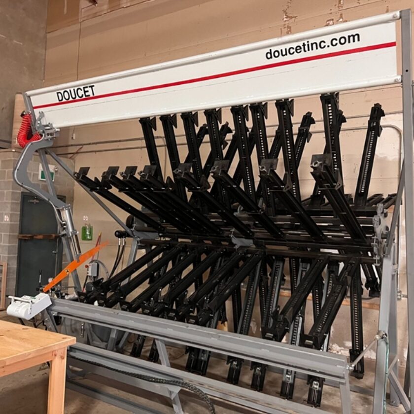 Used Doucet SRX Hydraulic Clamp Carrier Coast Machinery Group