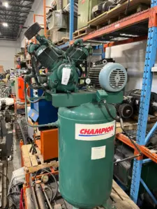 Used Champion 10 HP Vertical Piston Compressor for sale
