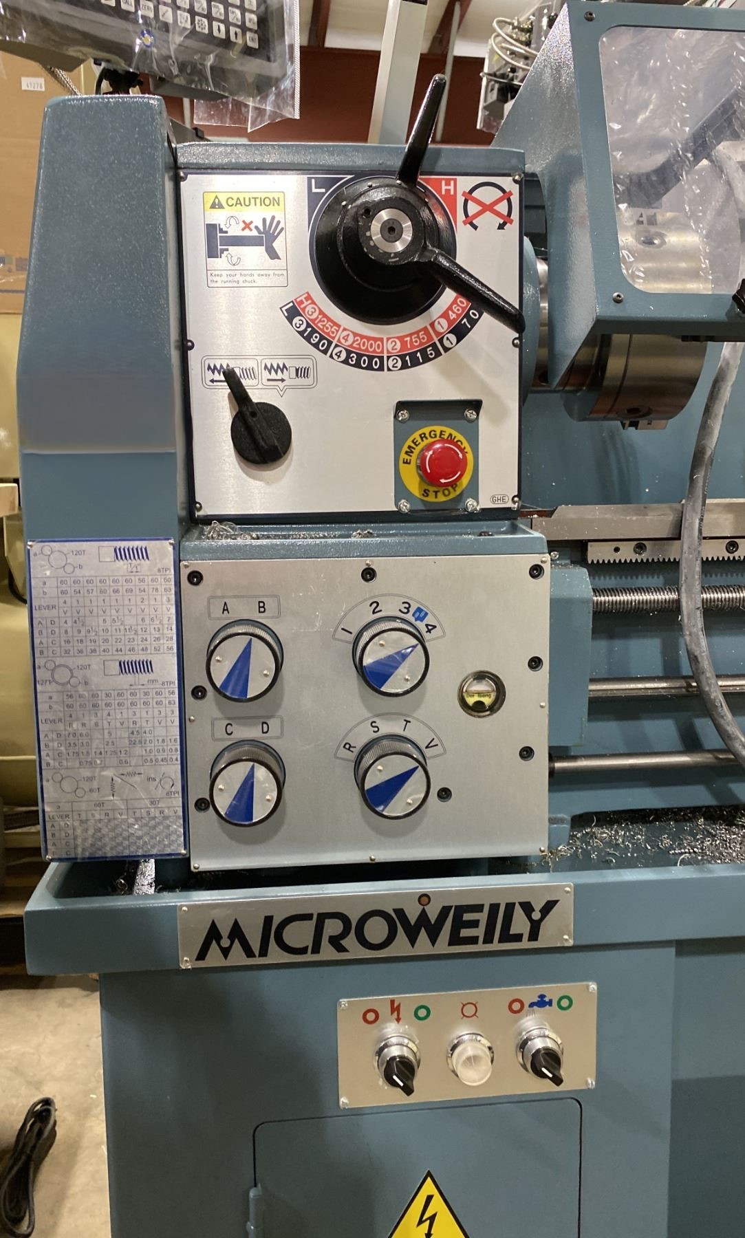 Used Mircoweily TY-1340GHE Lathe – Coast Machinery Group