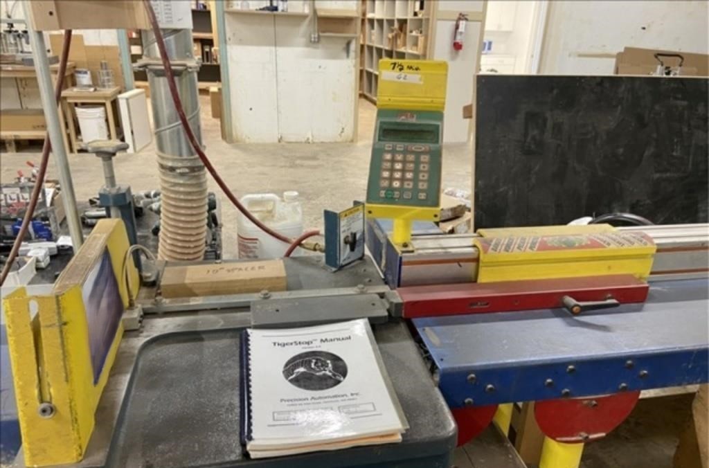 Used Whirlwind Upcut saw with Tiger Stop Fence – Coast Machinery Group