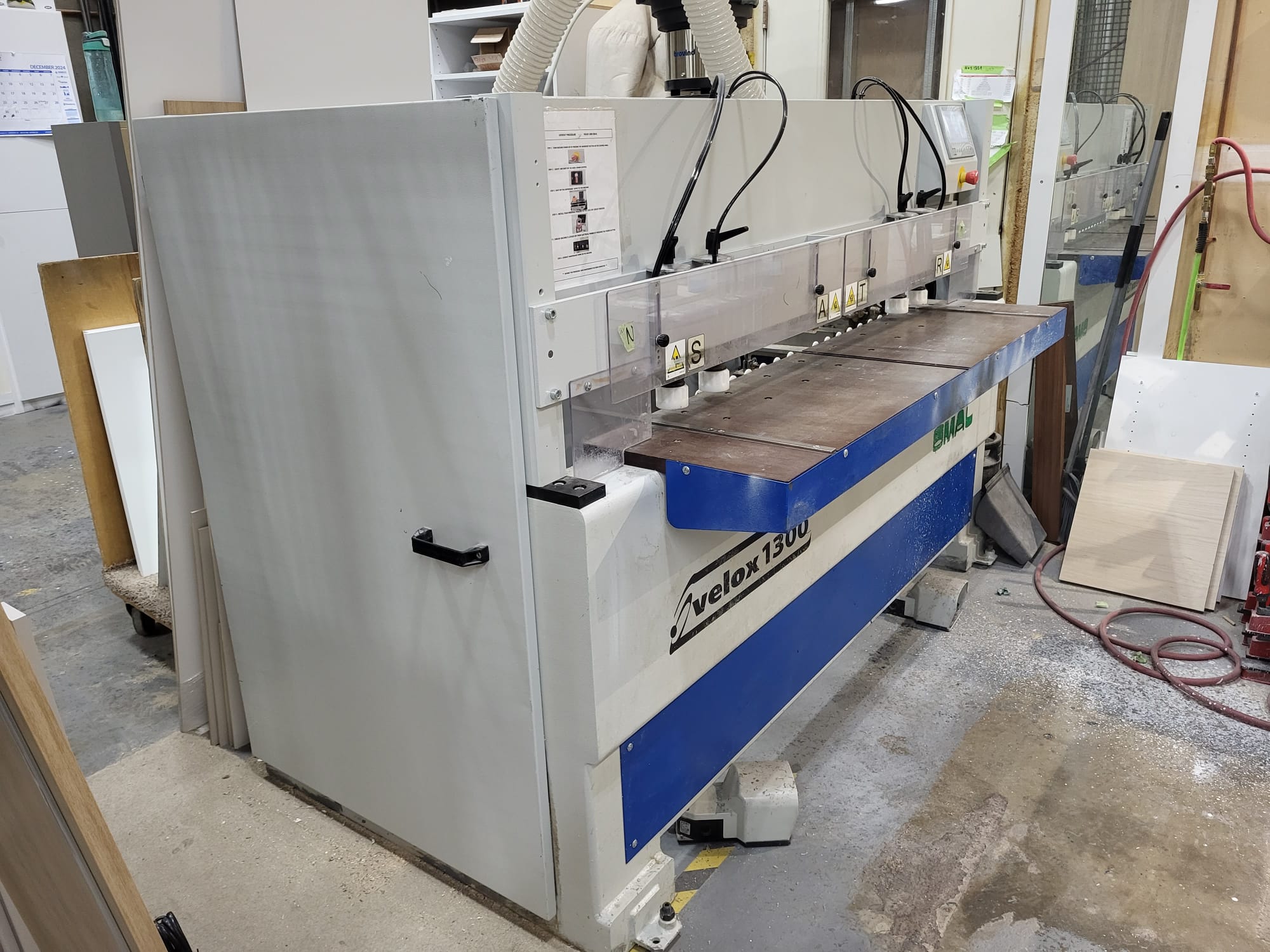 Used OMAL Velox 1300 Horizontal Drilling Machine and Dowel