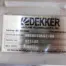 Dekker 50 HP Vacuum Pump