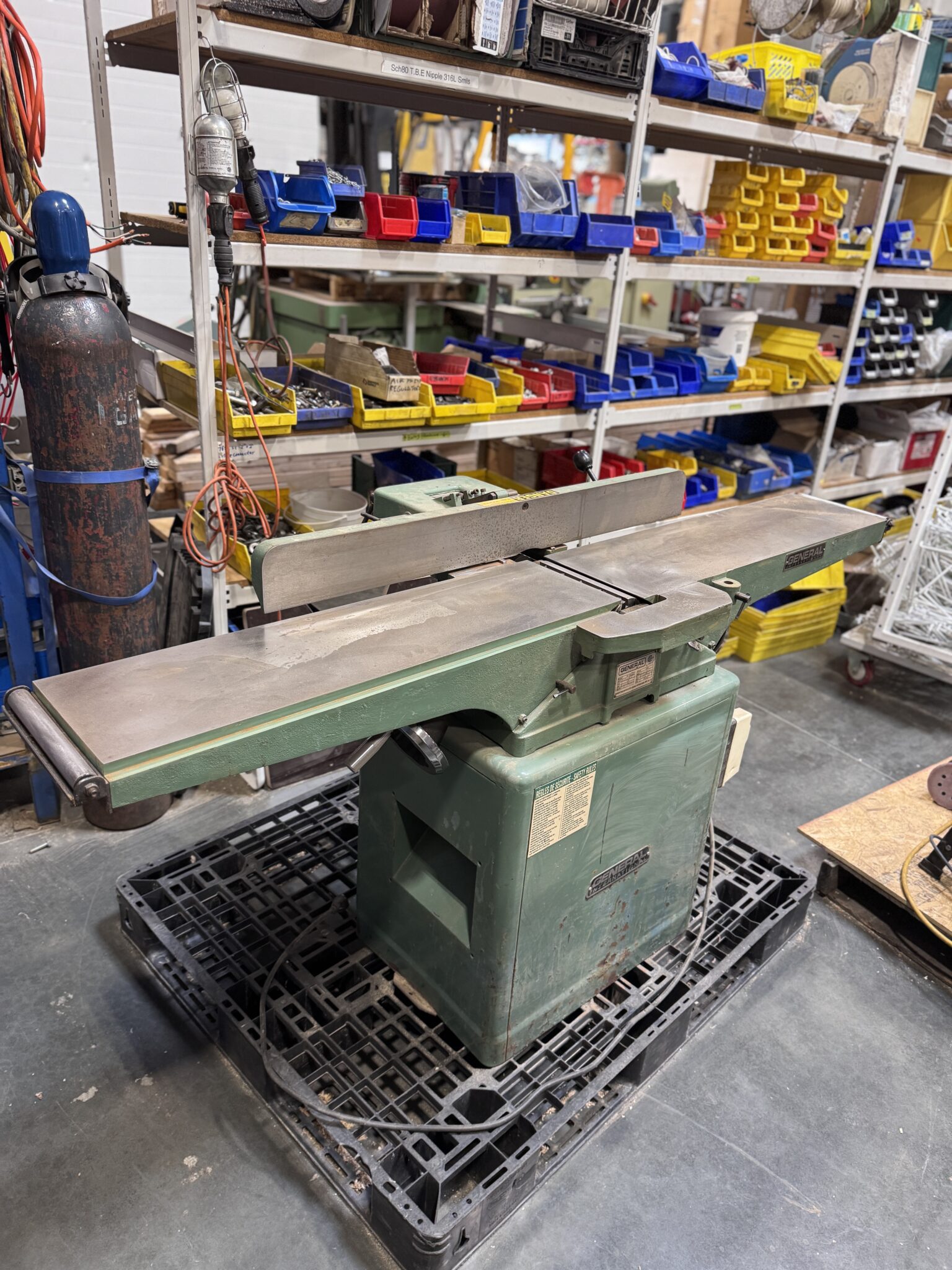 Used General International 80-200 M1 Jointer – Coast Machinery Group
