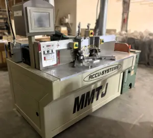 Used Accusystem MMTJ Mitre Mortise and Tenon Machine for sale