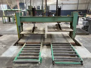 Used Custom Double Platen Pneumatic Press for sale