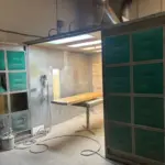 Used Closed Paint booth 8 X 12 for sale