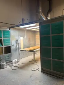 Used Closed Paint booth 8 X 12 for sale