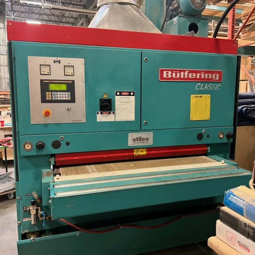 Used Butfering Classic 213 CE Veneer Sander Coast Machinery Group
