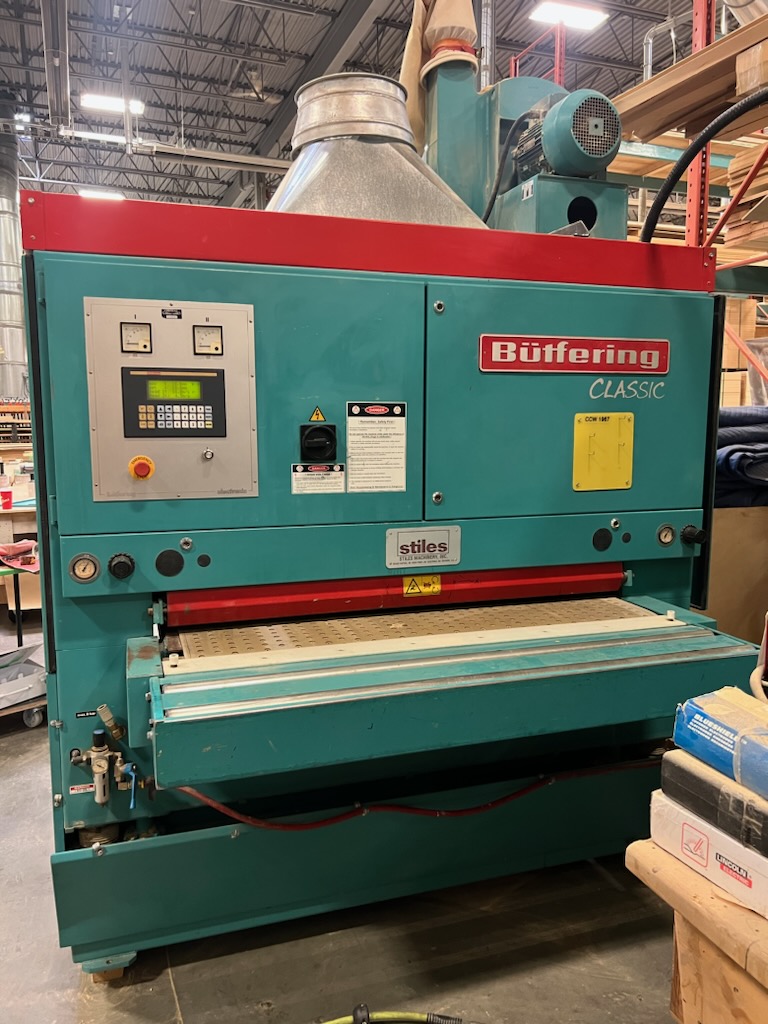 Used Butfering Classic 213 C E Veneer Sander Coast Machinery Group
